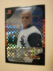 Frank Thomas [Xfractor] #10 Baseball Cards 2005 Bowman Chrome Prices