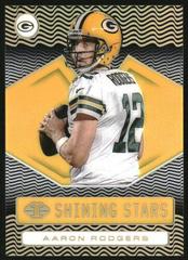 Aaron Rodgers [Gold] #SS15 Football Cards 2020 Panini Illusions Shining Stars Prices