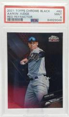 Aaron Judge [Red Refractor] #82 Baseball Cards 2021 Topps Chrome Black Prices