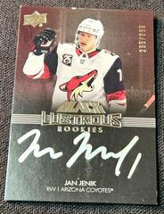 Jan Jenik #LRS-JJ Hockey Cards 2021 SPx UD Black Lustrous Rookie Signatures Prices