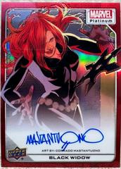 Black Widow [Black Rainbow] Marvel 2023 Upper Deck Platinum Prices