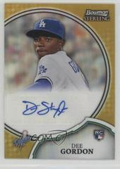 Dee Gordon [Gold Refractor] Baseball Cards 2011 Bowman Sterling Rookie Autographs Prices
