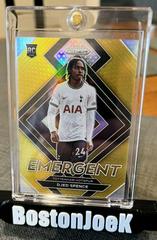 Djed Spence [Gold] Soccer Cards 2022 Panini Prizm Premier League Emergent Prices