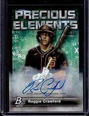 Reggie Crawford [Autograph] Baseball Cards 2023 Bowman Platinum Precious Elements Prices