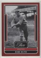 Babe Ruth [Red] #1 Baseball Cards 2023 Panini Three and Two Prices