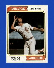 Bucky Dent #582 Baseball Cards 1974 Topps Prices