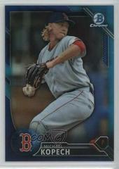 Michael Kopech [Chrome Blue Refractor] #BCP115 Baseball Cards 2016 Bowman Prospects Prices