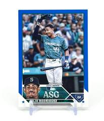 Julio Rodriguez [Blue] Baseball Cards 2023 Topps Update All Star Game Prices