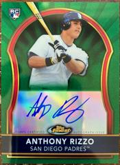Anthony Rizzo [Green Refractor Autograph] Baseball Cards 2011 Finest Prices