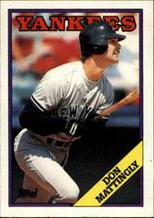 Don Mattingly #300 Baseball Cards 1988 Topps Prices