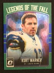 Kurt Warner #23 Football Cards 2016 Panini Donruss Optic Legends of the Fall Prices