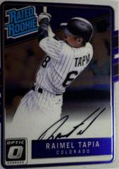 Raimel Tapia #RRS-RT Baseball Cards 2017 Panini Donruss Optic Rated Rookie Signatures Prices