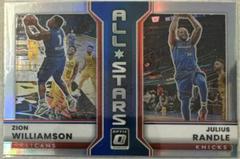 Julius Randle, Zion Williamson [Holo] Basketball Cards 2022 Panini Donruss Optic All Stars Prices