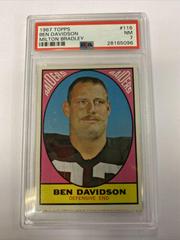 Ben Davidson Football Cards 1967 Topps Milton Bradley Prices