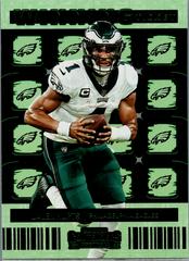 Jalen Hurts [Emerald] Football Cards 2022 Panini Contenders Winning Ticket Prices