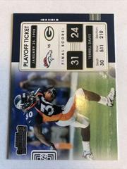 Terrell Davis #PLT-TDA Football Cards 2021 Panini Contenders Playoff Ticket Prices