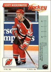 Scott Niedermayer #179 Hockey Cards 1992 Panini Stickers Prices