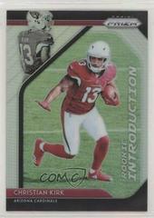 Christian Kirk Football Cards 2018 Panini Prizm Rookie Introduction Prices