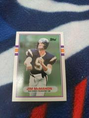 Jim McMahon #97T Football Cards 1989 Topps Traded Prices