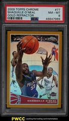 Shaquille O'Neal [Gold Refractor] #77 Basketball Cards 2009 Topps Chrome Prices