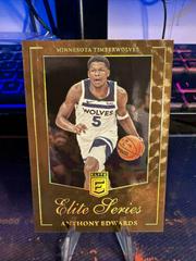 Anthony Edwards [Gold] #14 Basketball Cards 2023 Donruss Elite Series Prices