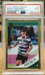 Bruno Fernandes [Press Proof Gold] #59 Soccer Cards 2018 Panini Donruss Prices