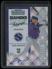 Sam Hilliard [Autograph Diamond] #154A Baseball Cards 2020 Panini Contenders Prices