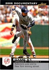 Derek Jeter #181 Baseball Cards 2008 Upper Deck Documentary Prices