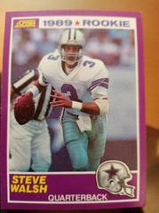 Steve Walsh #438S Football Cards 1989 Panini Score Supplemental Prices