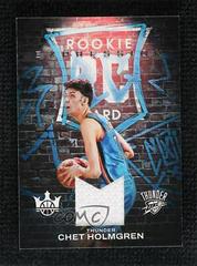 Chet Holmgren #REM-CHT Basketball Cards 2022 Panini Court Kings Rookie Expression Memorabilia Prices