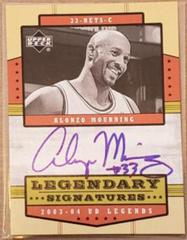 Alonzo Mourning Legendary Signatures #LS-AM Basketball Cards 2003 Upper Deck Legends Legendary Signatures Prices