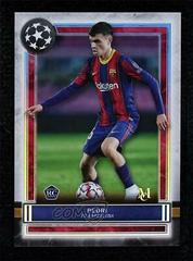 Pedri #37 Soccer Cards 2020 Topps Museum Collection UEFA Champions League Prices