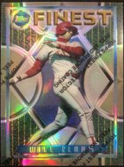 Will Clark [Refractor w/ Coating] #123 Baseball Cards 1995 Finest Prices