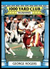 George Rogers #11 Football Cards 1987 Topps 1000 Yard Club Prices