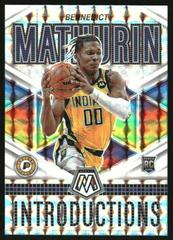Bennedict Mathurin [White] #9 Basketball Cards 2022 Panini Mosaic Introductions Prices