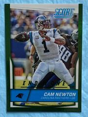 Cam Newton [End Zone] #43 Football Cards 2016 Panini Score Prices