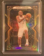 Kawhi Leonard [Orange] #5 Basketball Cards 2019 Panini Obsidian Prices