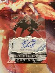 Filip Gustavsson [Autograph] Hockey Cards 2021 Upper Deck Ice Premieres Prices