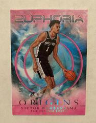 Victor Wembanyama [Pink] #1 Basketball Cards 2023 Panini Origins Euphoria Prices