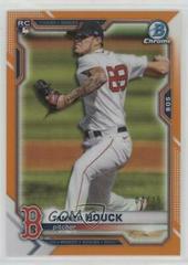 Tanner Houck [Orange Refractor] #13 Baseball Cards 2021 Bowman Chrome Prices