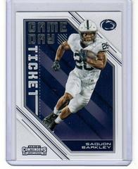Saquon Barkley #5 Football Cards 2018 Panini Contenders Draft Picks Game Day Ticket Prices