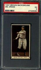 Del Drake Baseball Cards 1912 T207 Brown Background Prices