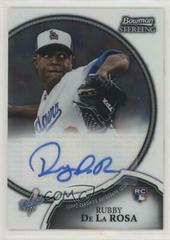Rubby de La Rosa Baseball Cards 2011 Bowman Sterling Rookie Autographs Prices