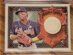 Ronald Acuna Jr. Baseball Cards 2022 Topps Allen & Ginter Relics A Prices