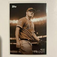 Mike Trout [Sepia] Baseball Cards 2018 Topps on Demand Black & White Prices