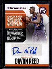 Davon Reed [Pink] Basketball Cards 2017 Panini Chronicles Autographs Prices