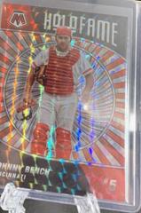 Johnny Bench [Mosaic] #HF-11 Baseball Cards 2022 Panini Mosaic Holofame Prices