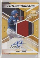 Casey Opitz [Gold] #FTS-CO Baseball Cards 2022 Panini Elite Extra Edition Future Threads Signatures Prices