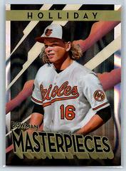 Jackson Holliday [Lava] Baseball Cards 2022 Bowman's Best Masterpiece Prices