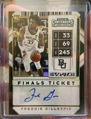 Freddie Gillespie [Conference Finals Autograph Ticket] #101V Basketball Cards 2020 Panini Contenders Draft Picks Prices